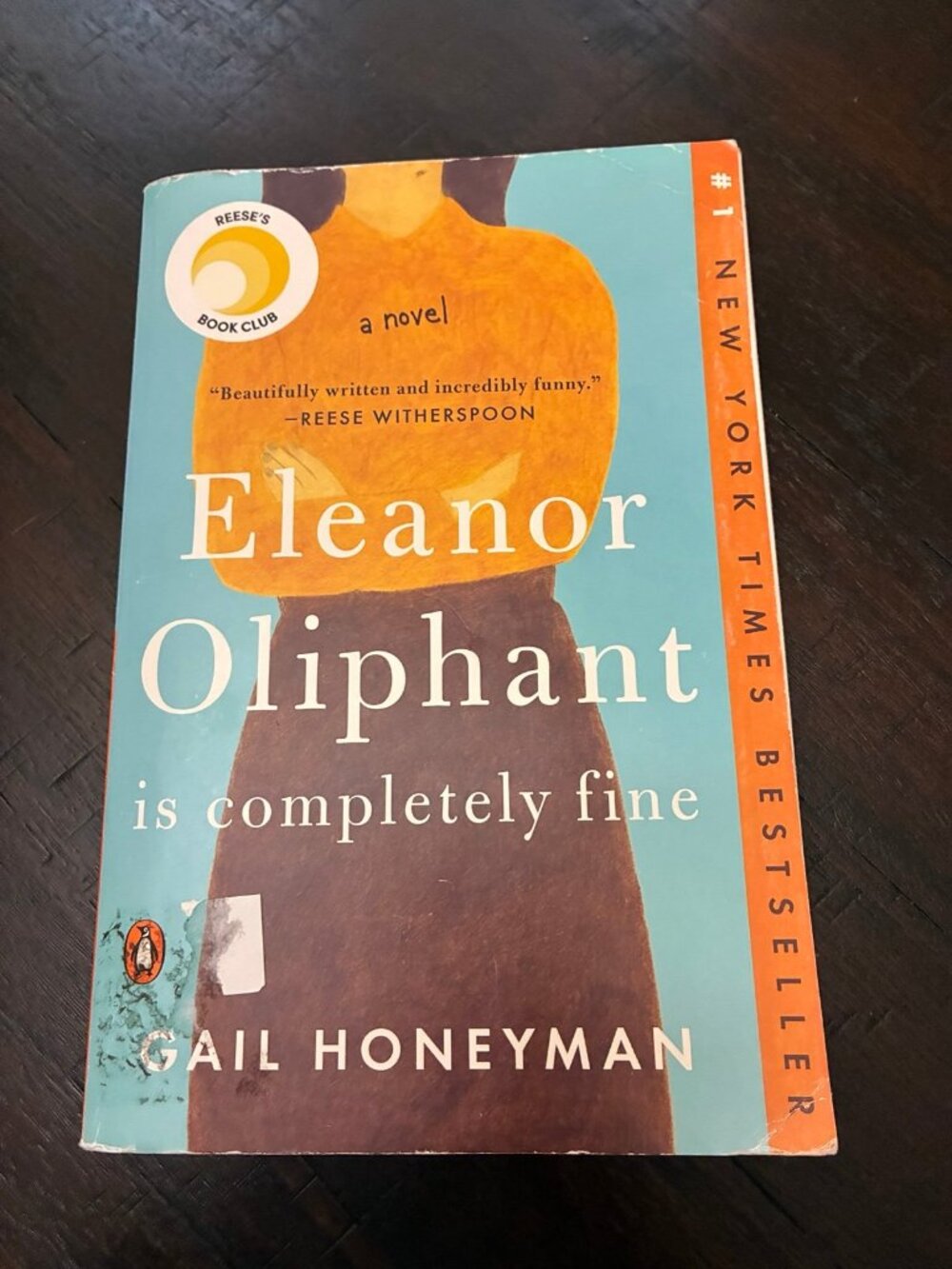 Eleanor Oliphant Is Completely Fine by Gail Honeyman Reese's Book Club Used Book